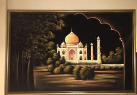 Restaurante Taj Mahal Pintura cuadro